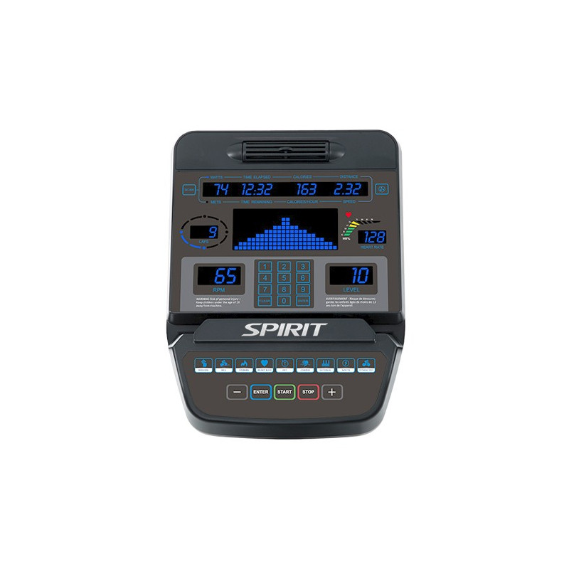 Moniteur D'affichage Pour Vélo D'exercice Couché Spirit Fitness XBR55 - Occasion Garantie Fonctionnelle